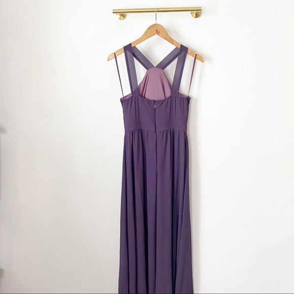 NWOT Lulu’s Air of Romance Dusty Purple Maxi Dress - Sz M - Picture 10 of 14